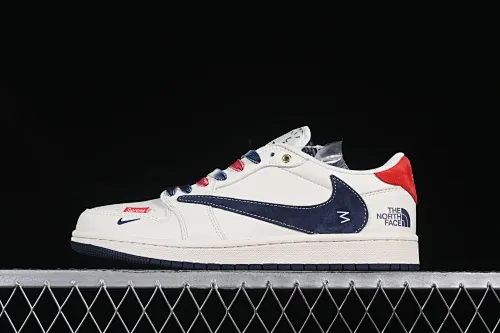 All Categories Air Jordan Jordan Series Basketball Shoes Air Jordan 1 Low High-end Customized Low-top Shoes Travis Scott x Fragment Design x Air Jordan 1 Low OG SP AJ1 Joe 1 North Face Co-branded Mi Blue Little Red Label Low-top Cultural Casual Shoes FC1688-211